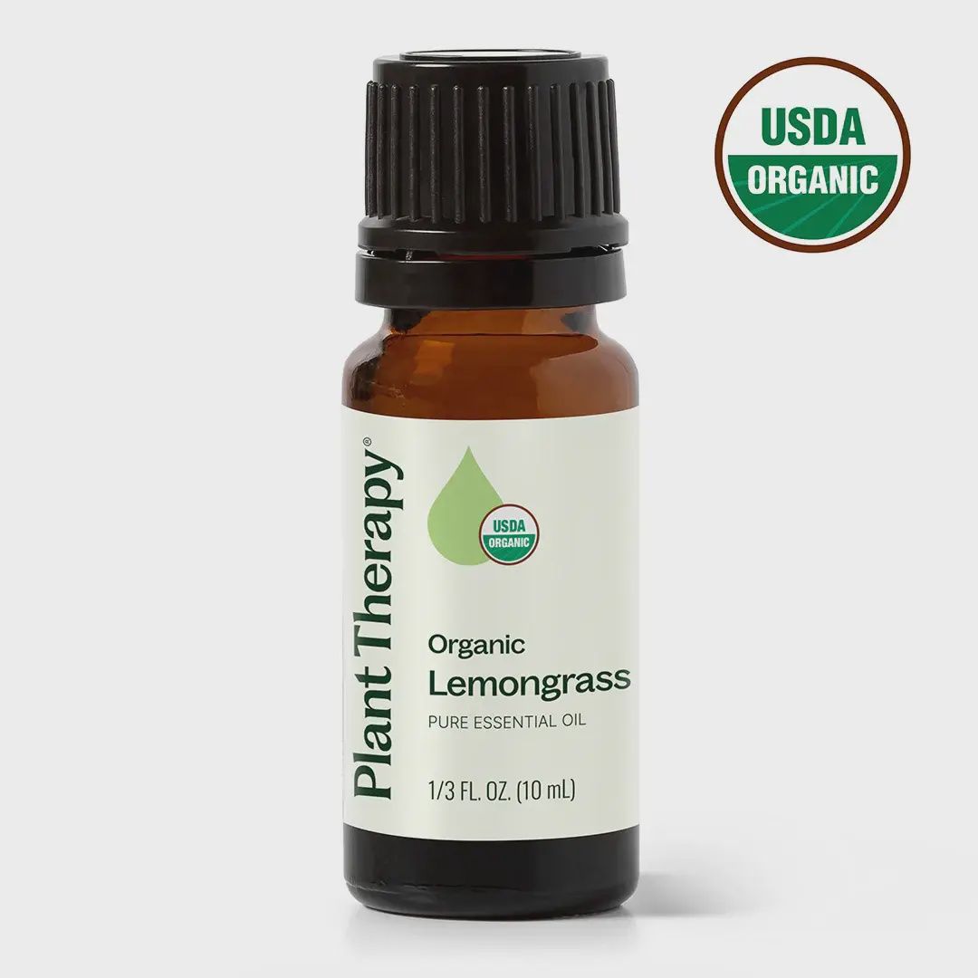 Organic Lemongrass Essential Oil (10 mL)
