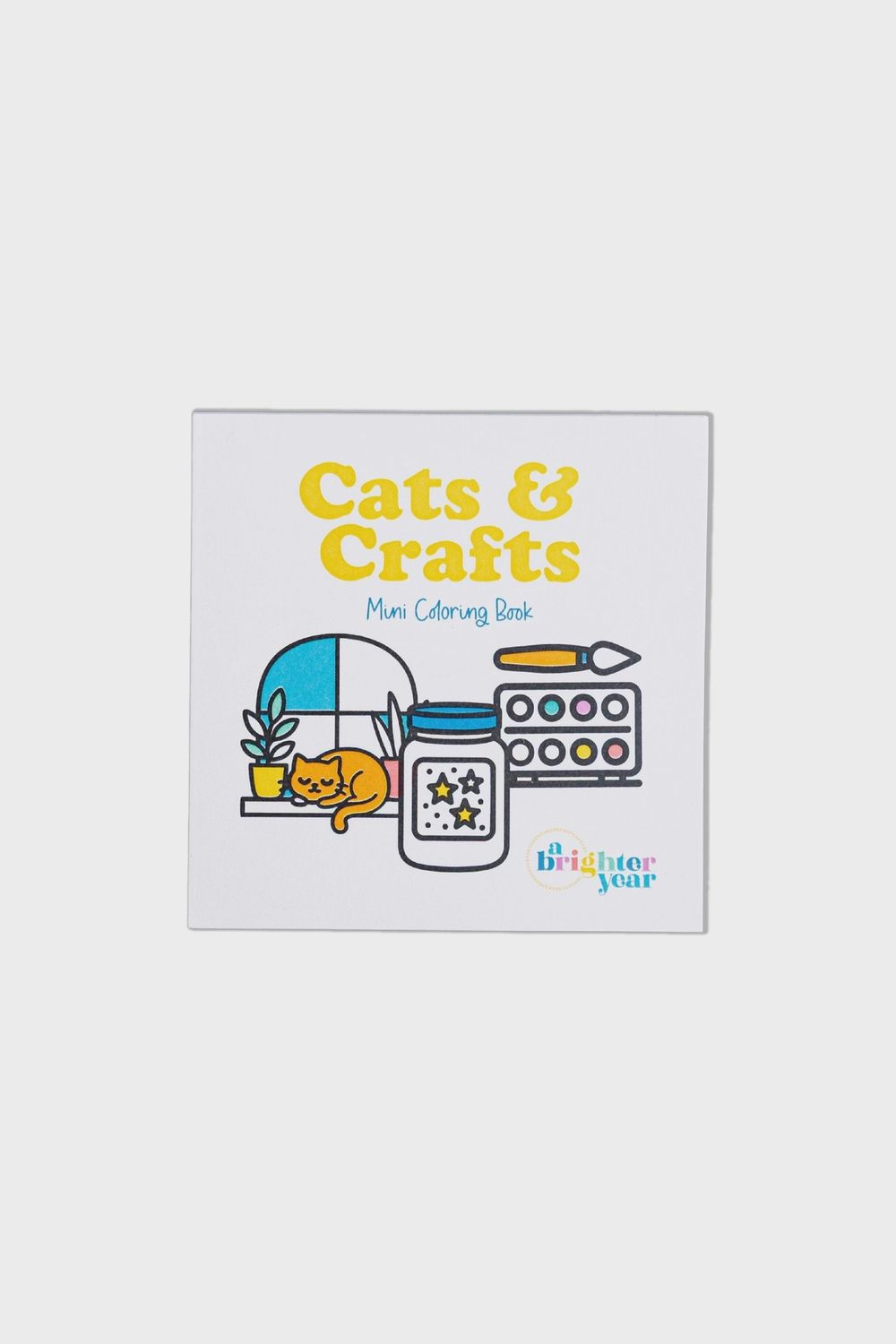 Mini Coloring Book- Crafts &amp; Cats