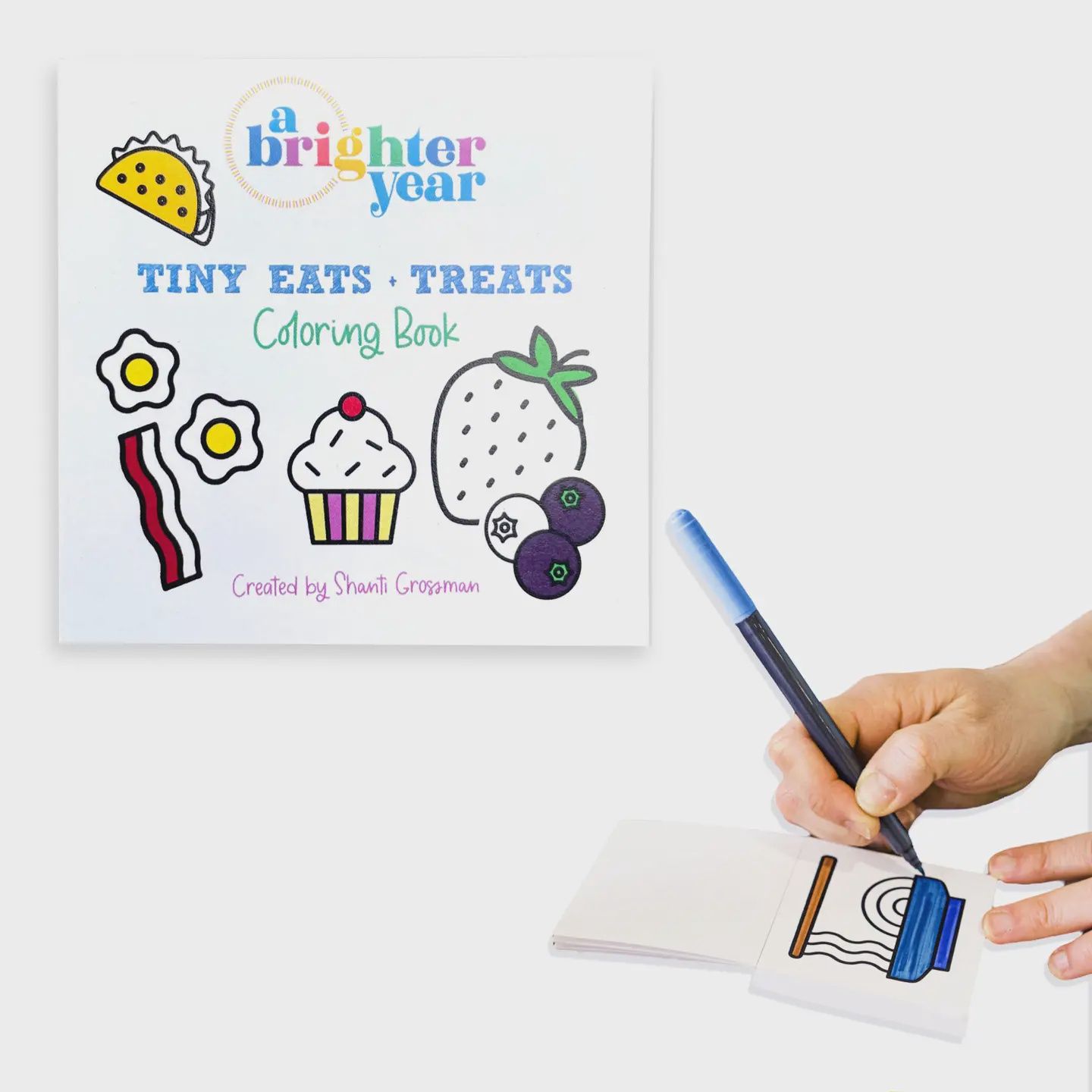 Mini Coloring Book- Tiny Eats &amp; Treats
