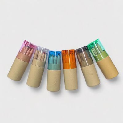 Mini Colored Pencils with Built in Sharpener