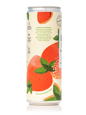Strawberry Basil Probiotic Sparkling Water