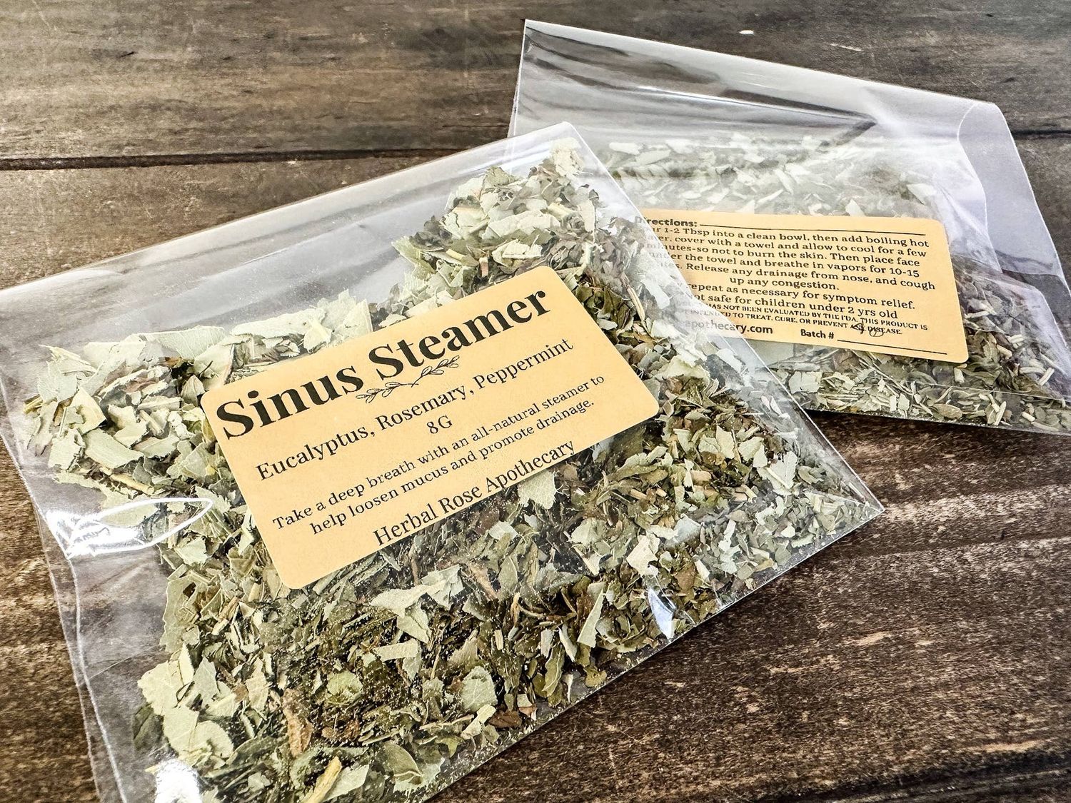 Sinus Steamers, Product: sinus relief