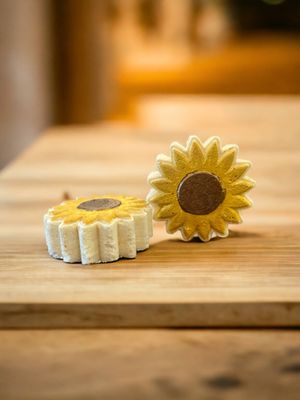 Sunflower Bath Bomb with Coin Surprise