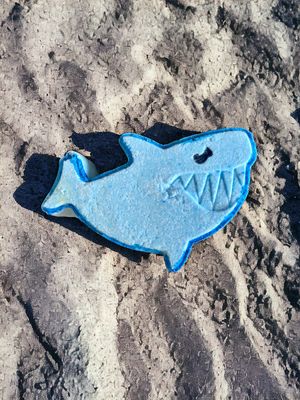 Shark Bath Bomb with Surprise Coin Inside