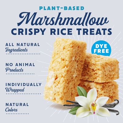 Vegan Rice Crispy Treats Individually Wrapped Box of 8