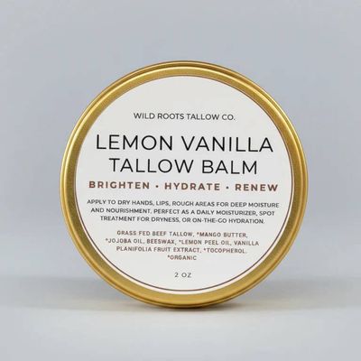 Lemon + Vanilla Tallow Hand + Body Balm Protective Skin Balm