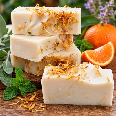 Twisted Citrus Artisan Natural Soap Bar Minty Fresh Organic