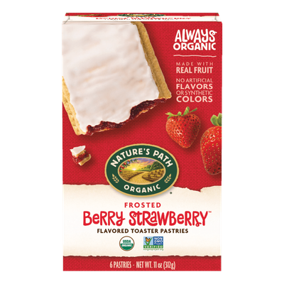Nature's Path Organic Frosted Berry Strawberry Toaster Pastries