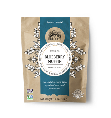 Blueberry Muffin Mix:  gluten free, grain free, dairy free