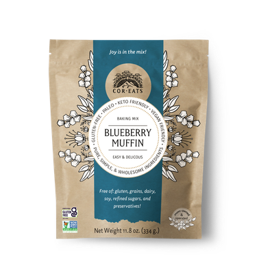 Blueberry Muffin Mix: gluten free, grain free, dairy free