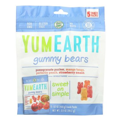 YumEarth Organic Gummy Bears  - 0.7 Oz Each