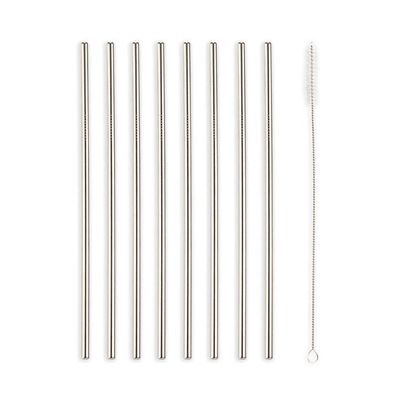 Stainless Steel Straws S/10