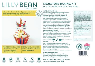 Unicorn Cupcake Baking Kit (Vegan &amp; Gluten-Free)
