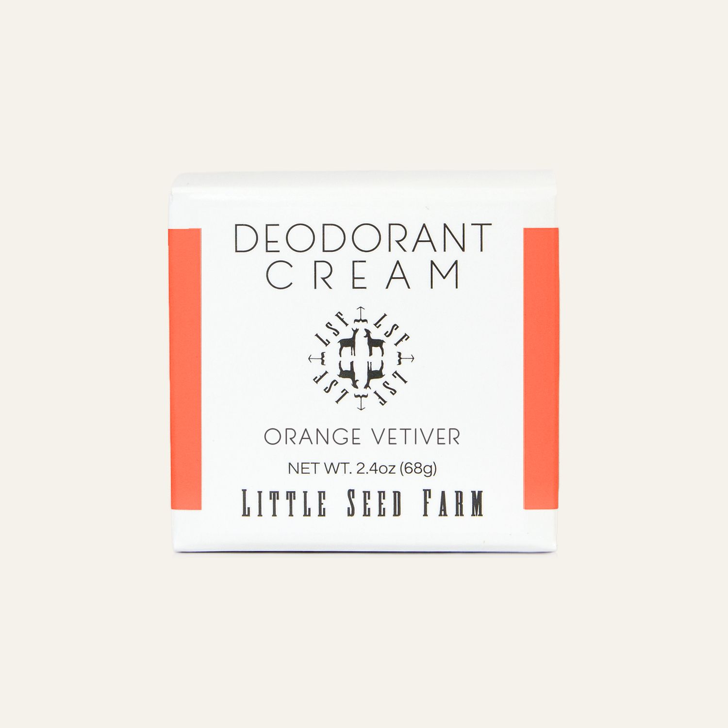 Orange Vetiver Deodorant Cream - Summer Seasonal