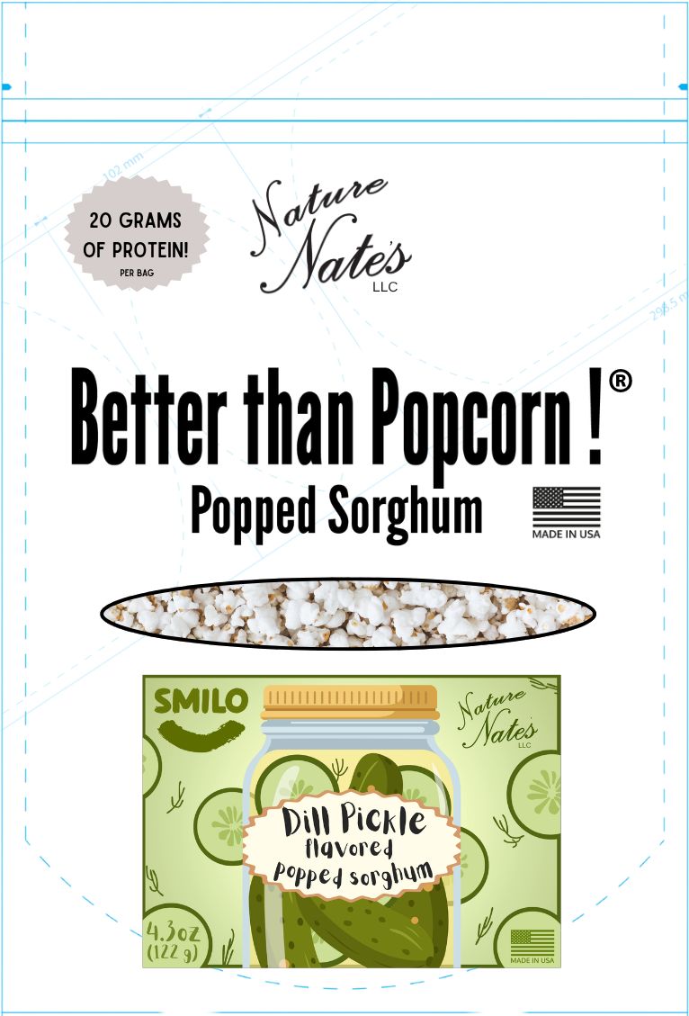 Popped Sorghum Dill Pickle