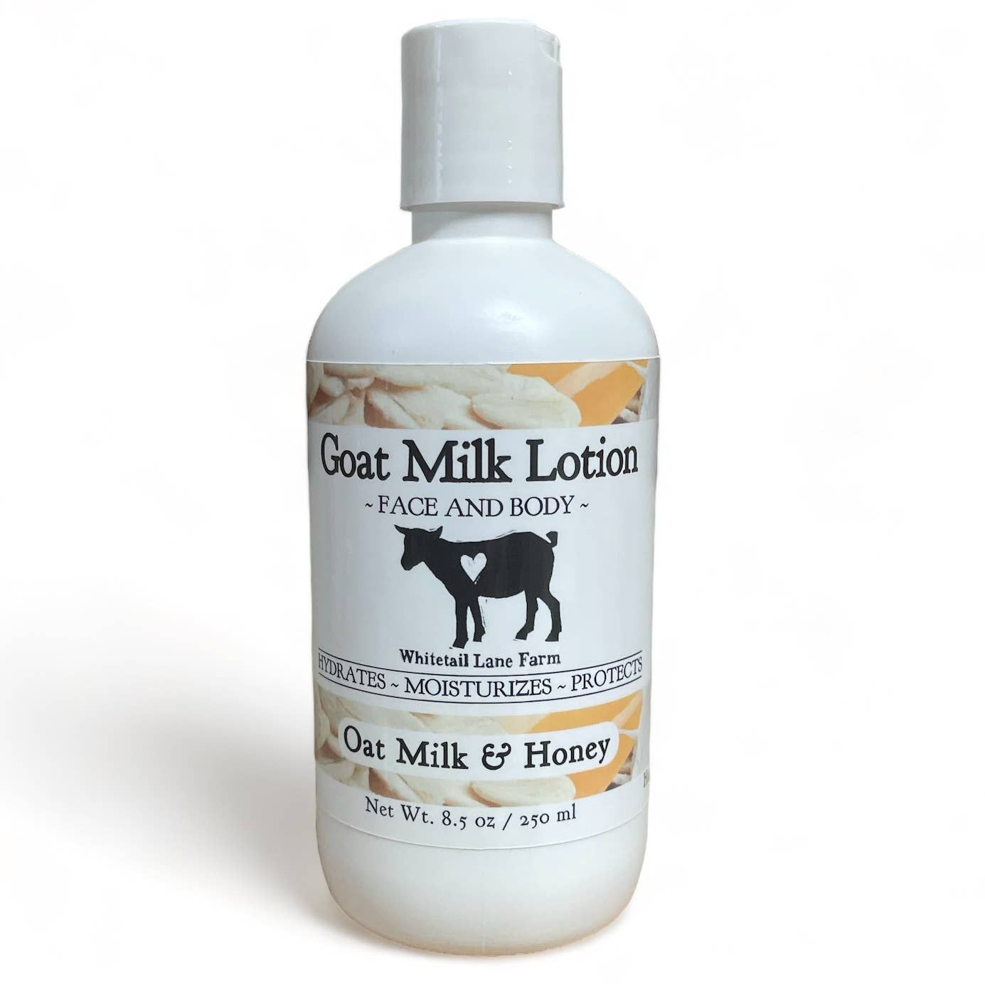 Goat Milk Lotion - Oats Milk and Honey, Size: 8.5 oz