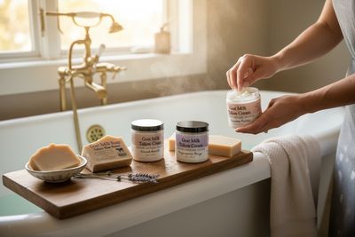 Goat Milk Tallow Cream - Sea Salt and Lily