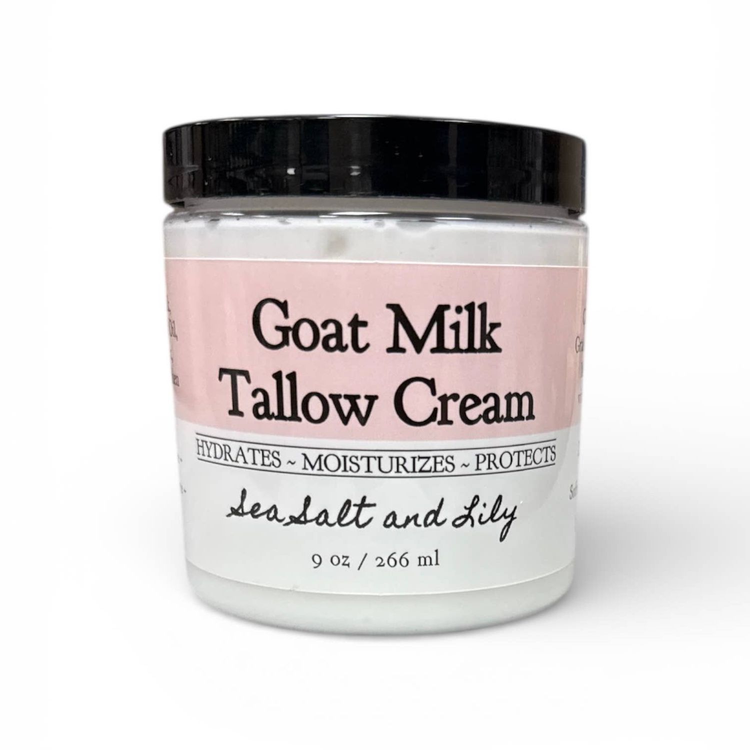 Goat Milk Tallow Cream - Sea Salt and Lily, Packaging Options: Sea Salt &amp; Lily