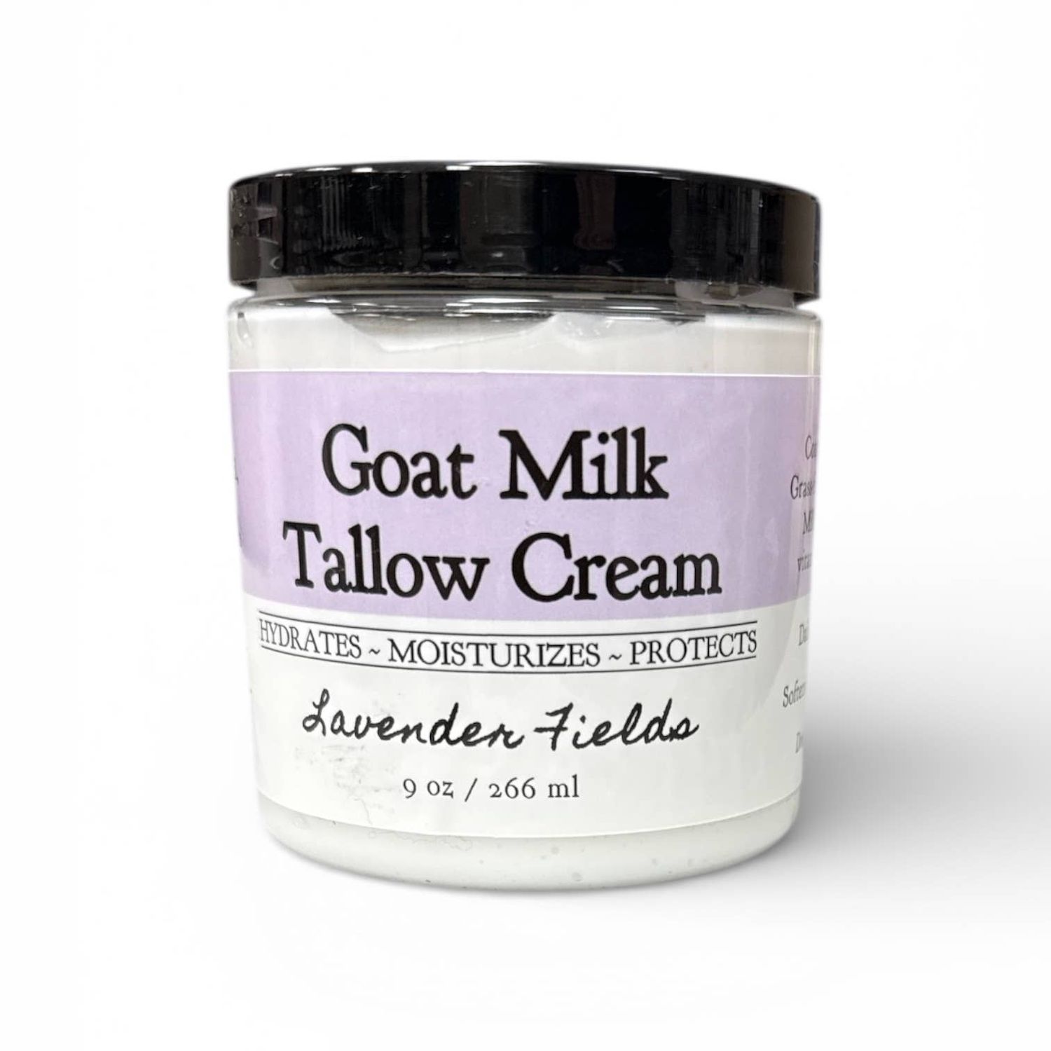 Goat Milk Tallow Cream - Lavender Fields, Packaging Options: Lavender