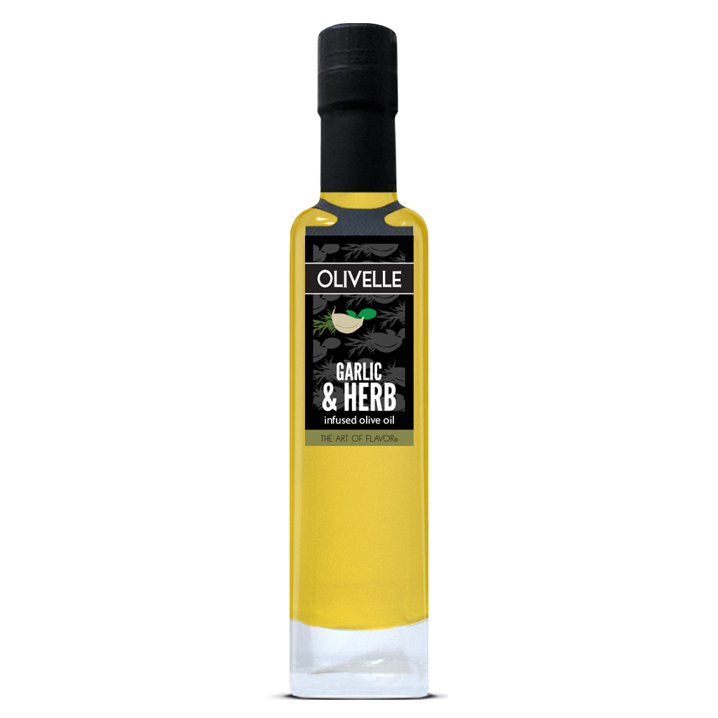 GARLIC &amp; HERB INFUSED OLIVE OIL, Size: 250ml