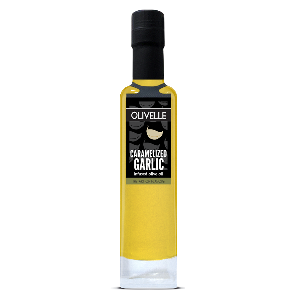 CARAMELIZED GARLIC INFUSED OLIVE OIL, Size: 250ml