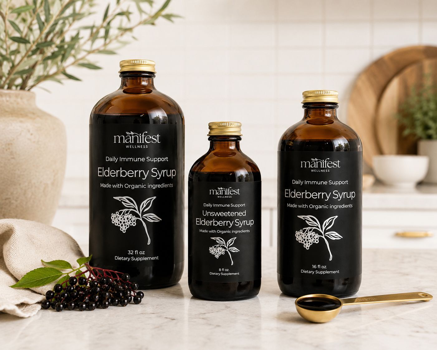 Elderberry Syrup for Daily Immune Support Shelf Stable