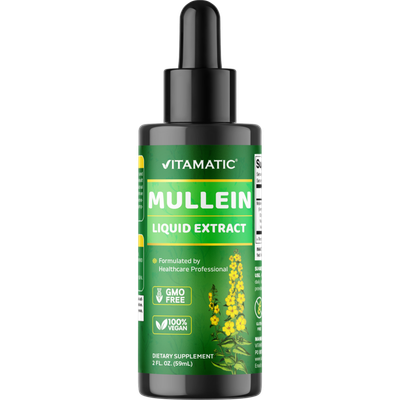 Vitamatic | Liquid Mullein Extract 1000mg | 2 oz