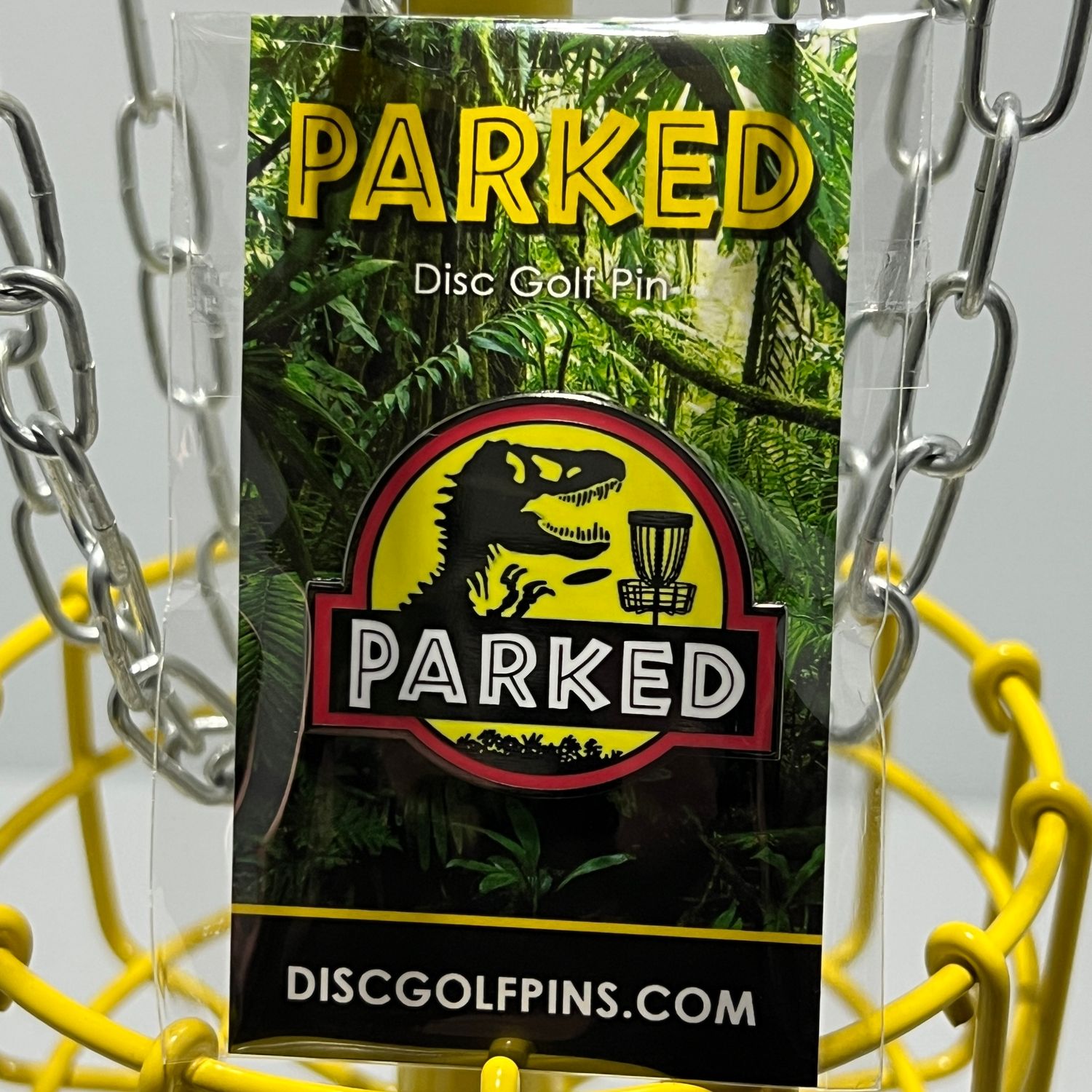 Parked Disc Golf Pin