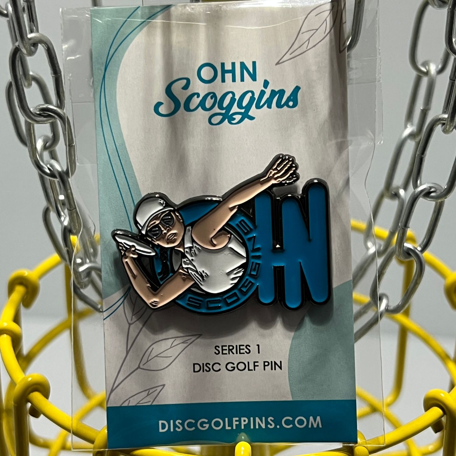 Ohn Scoggins Disc Golf Pin