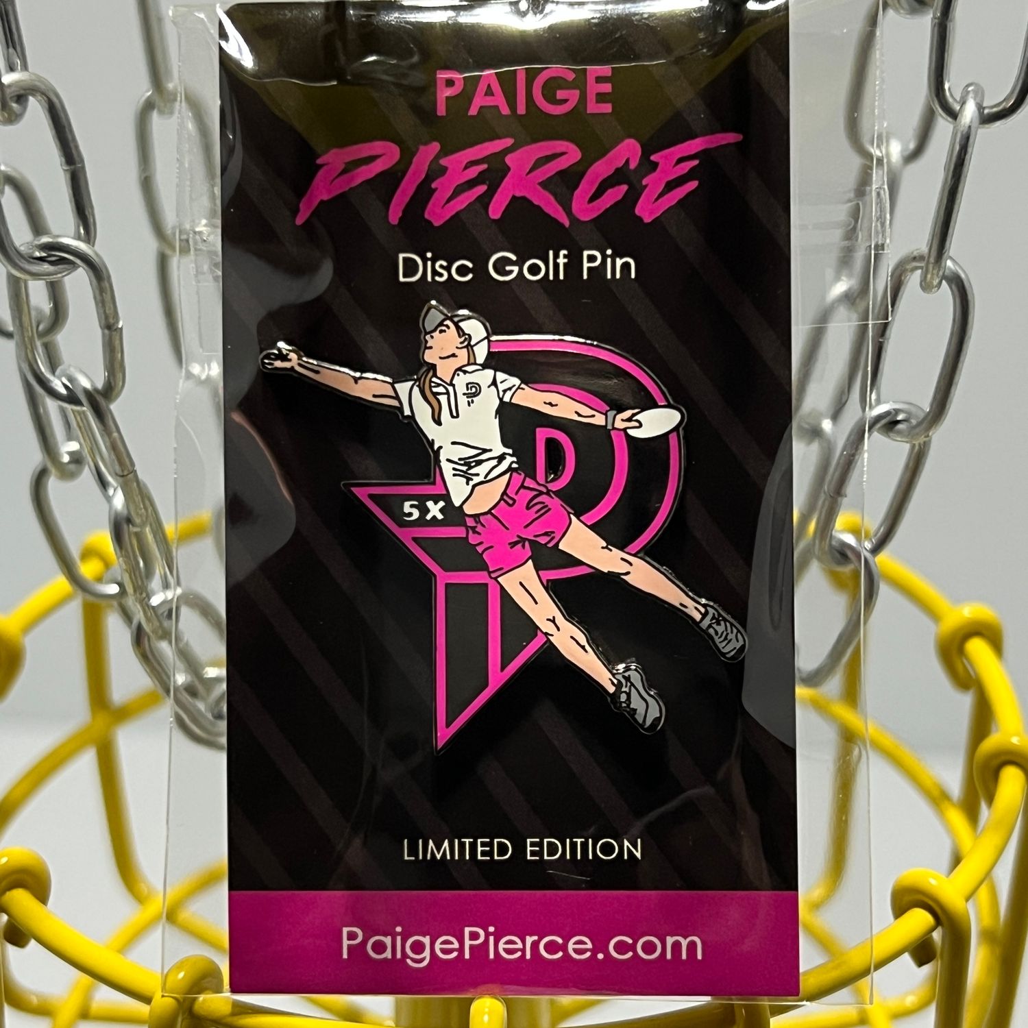 Paige Pierce Disc Golf Pin