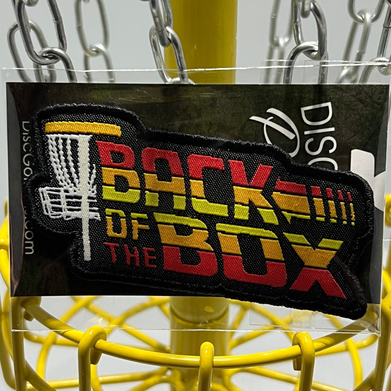 Back Of The Box Disc Golf Pins Velcro Patch