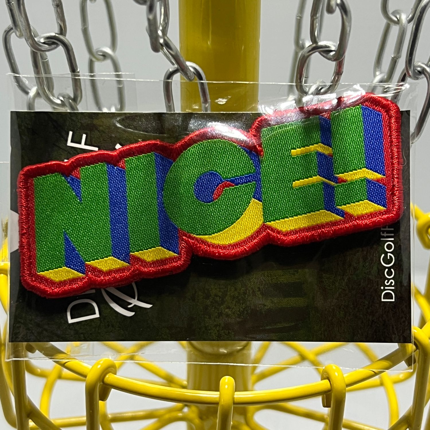 NICE! Disc Golf Pins Velcro Patch