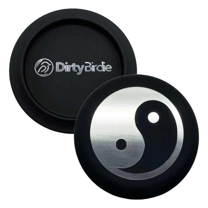 Dirty Birdie 3 1/4&quot; Metal Mini Yin Yang