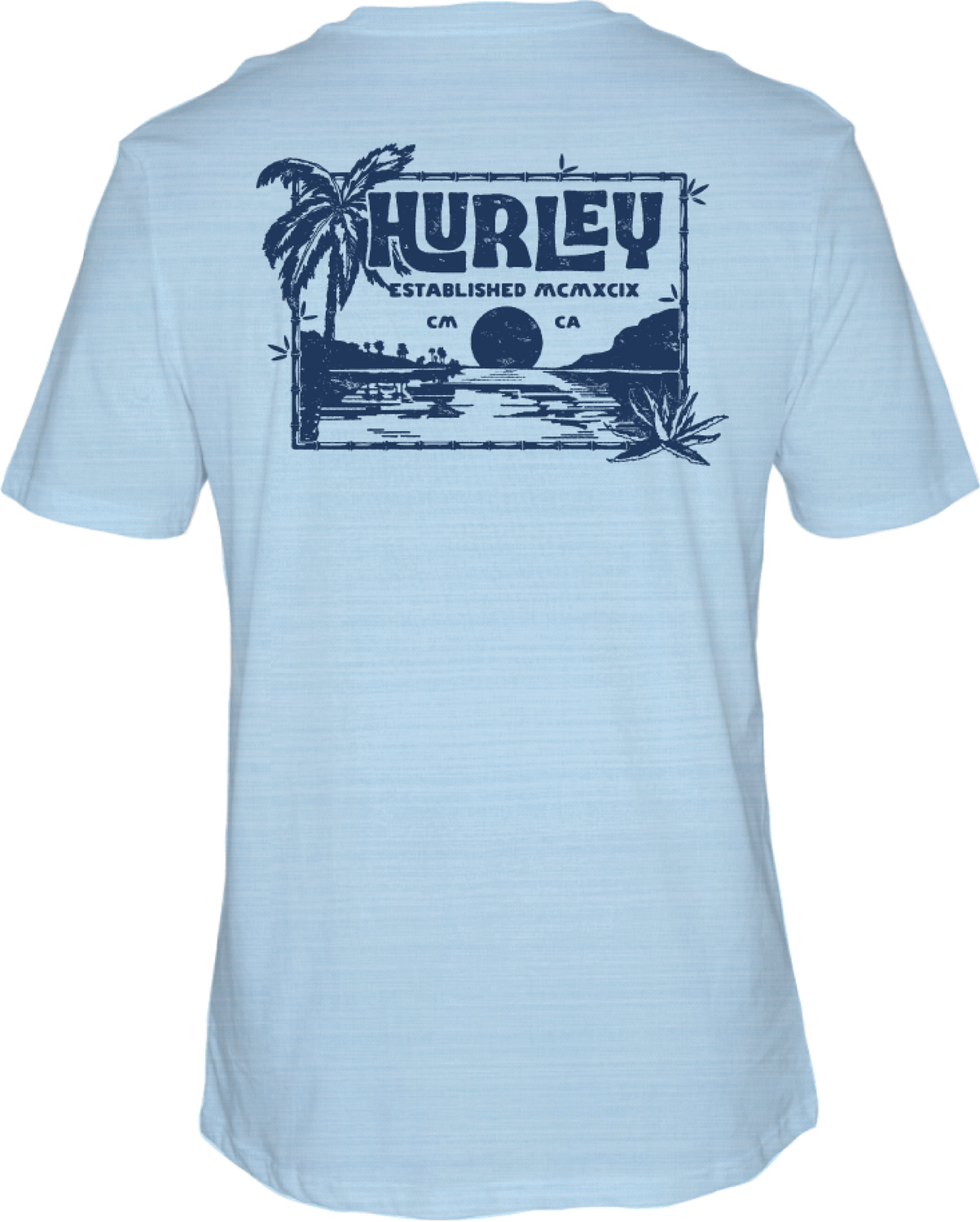 ISLAND VIBES SLUB SS, Color: BLUE DREAM, Size: S