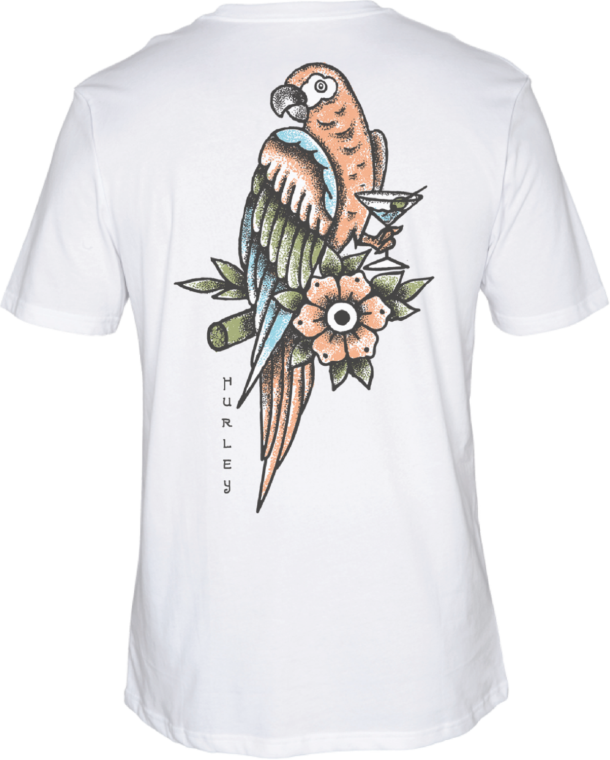 PARROT LAD SS, Color: WHITE, Size: S