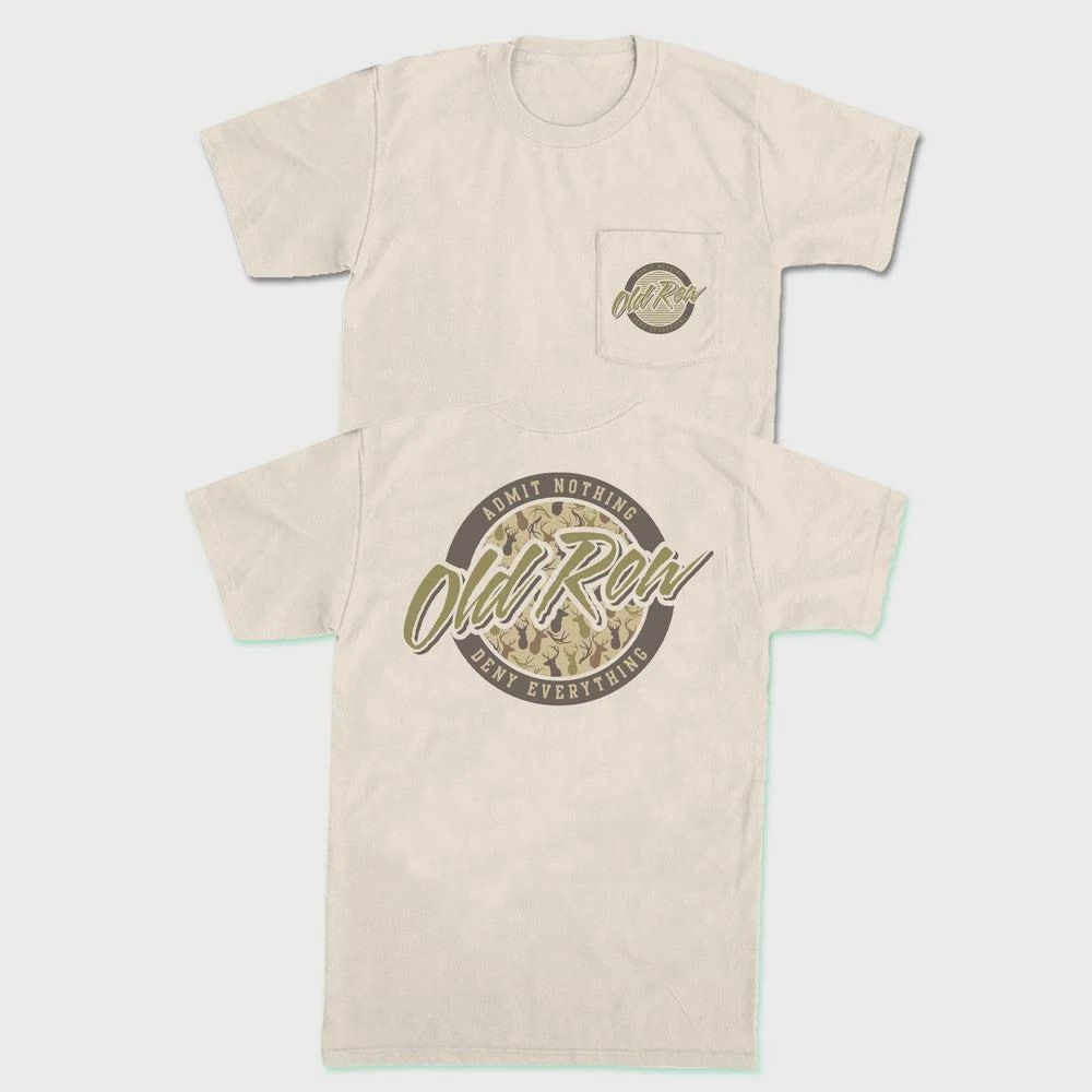 Circle Logo Pocket Tee, Color: Ivory, Size: S