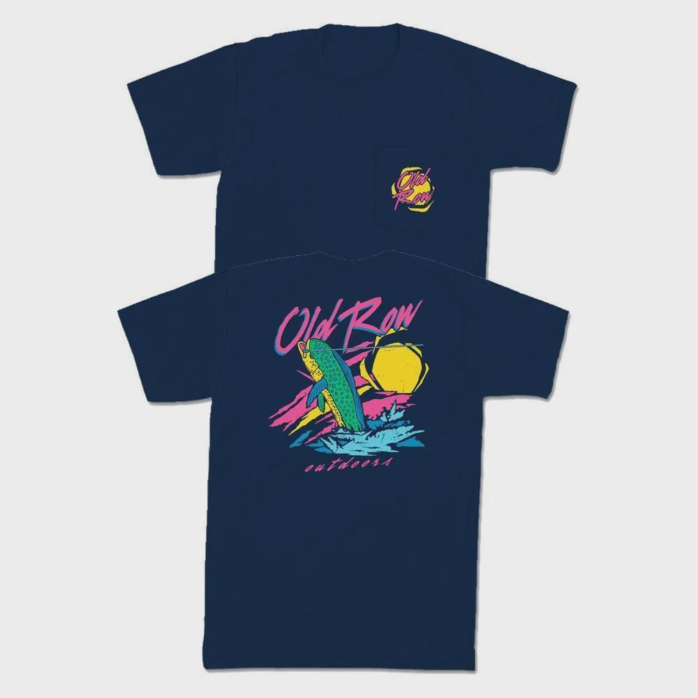 Old Row Outdoors Neon Mahi Pocket Tee