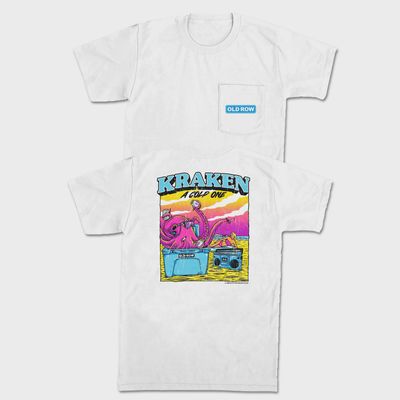 Kraken a Cold One Pocket Tee