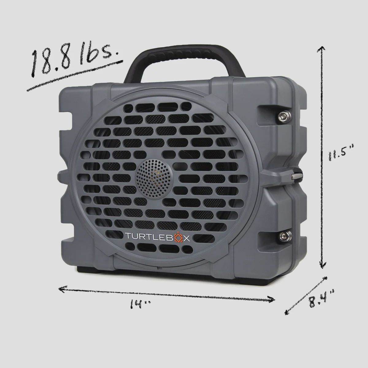 Turtlebox Grande, Color: Gray