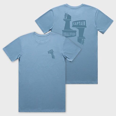 Outboard tee, Color: CarolinaBlue, Size: SM