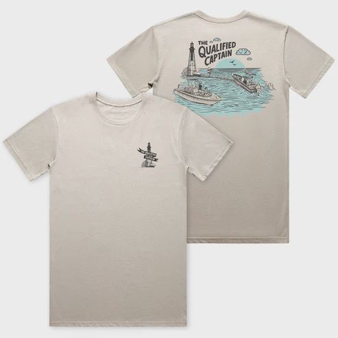 Lighthouse Tee, Color: Bone, Size: SM
