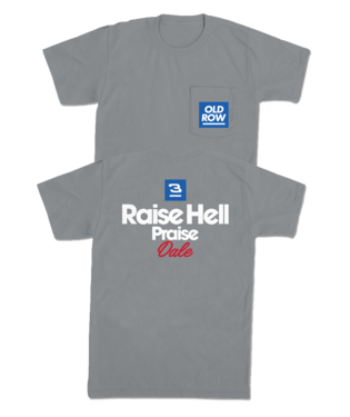 Raise Hell Praise Dale 2.0 Pocket Tee, Color: Granite, Size: S