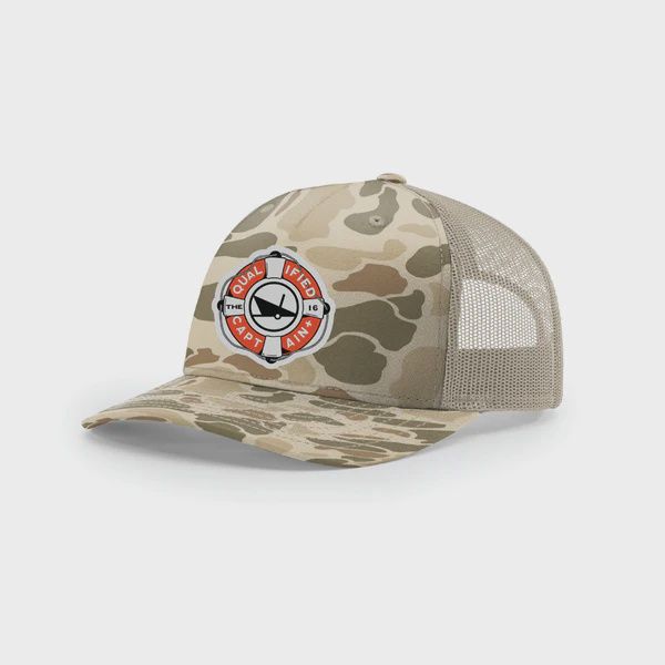 Life Ring Trucker, Color: HARVEST DUCK CAMO, Size: OS