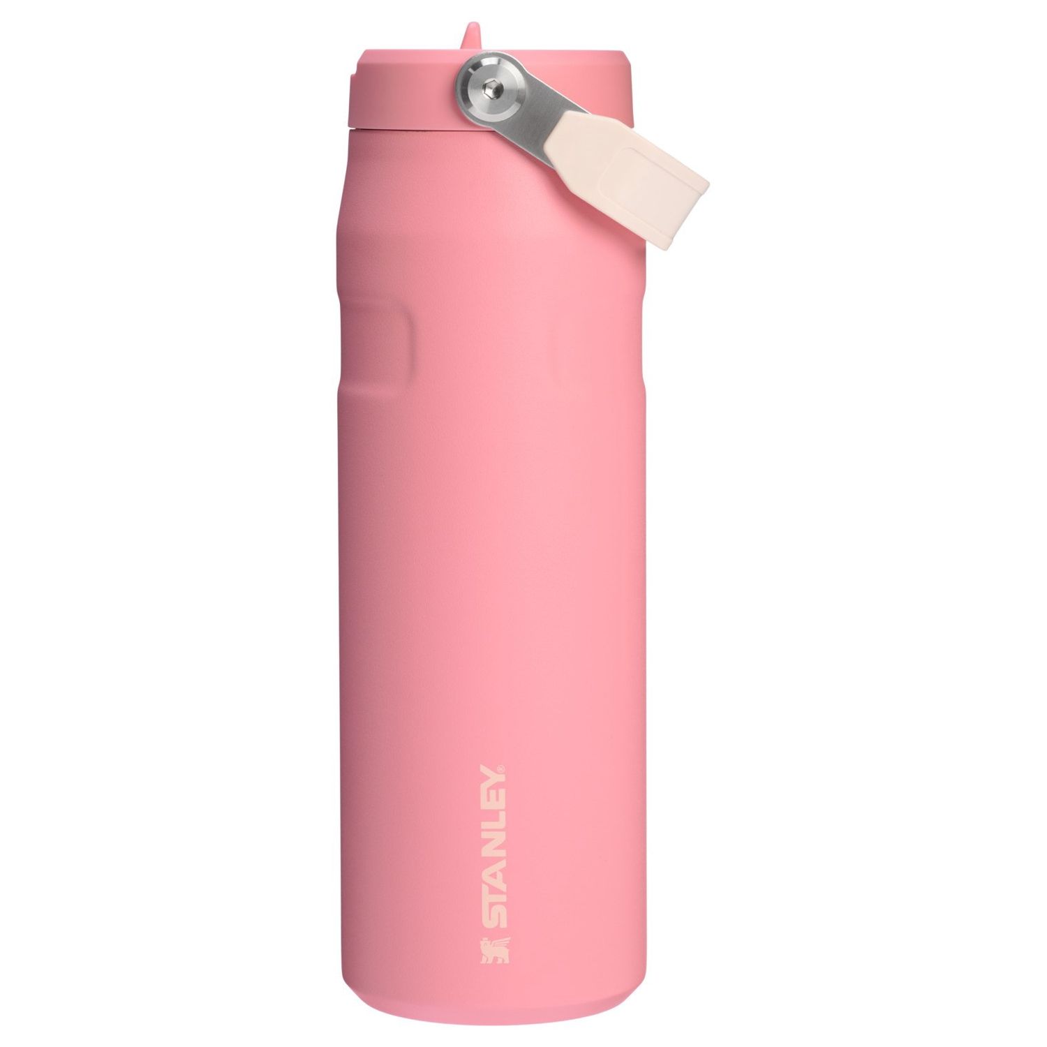 The IceFlow™ Bottle With Flip Straw Lid 24oz, Color: Pink Mesa