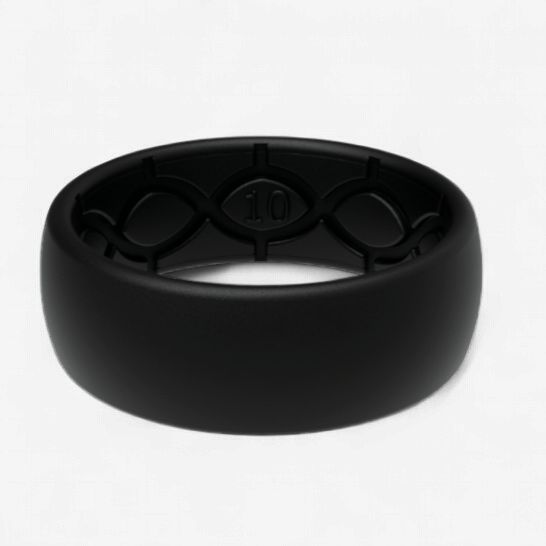 Original Single Injection Ring, Color: Black, Size: 10