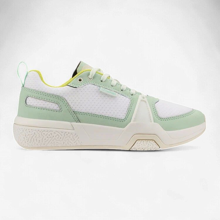 'ANAU - W, Color: Bright White / Pale Mint, Size: 10