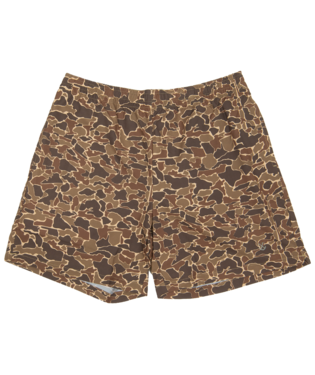 Old Row Camo Swim Trunks, Color: Camo, Size: S