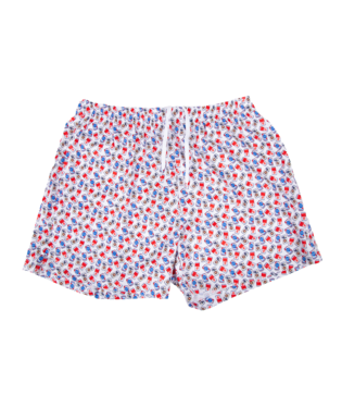 Old Row Boozy Swim Trunks, Color: White, Size: S