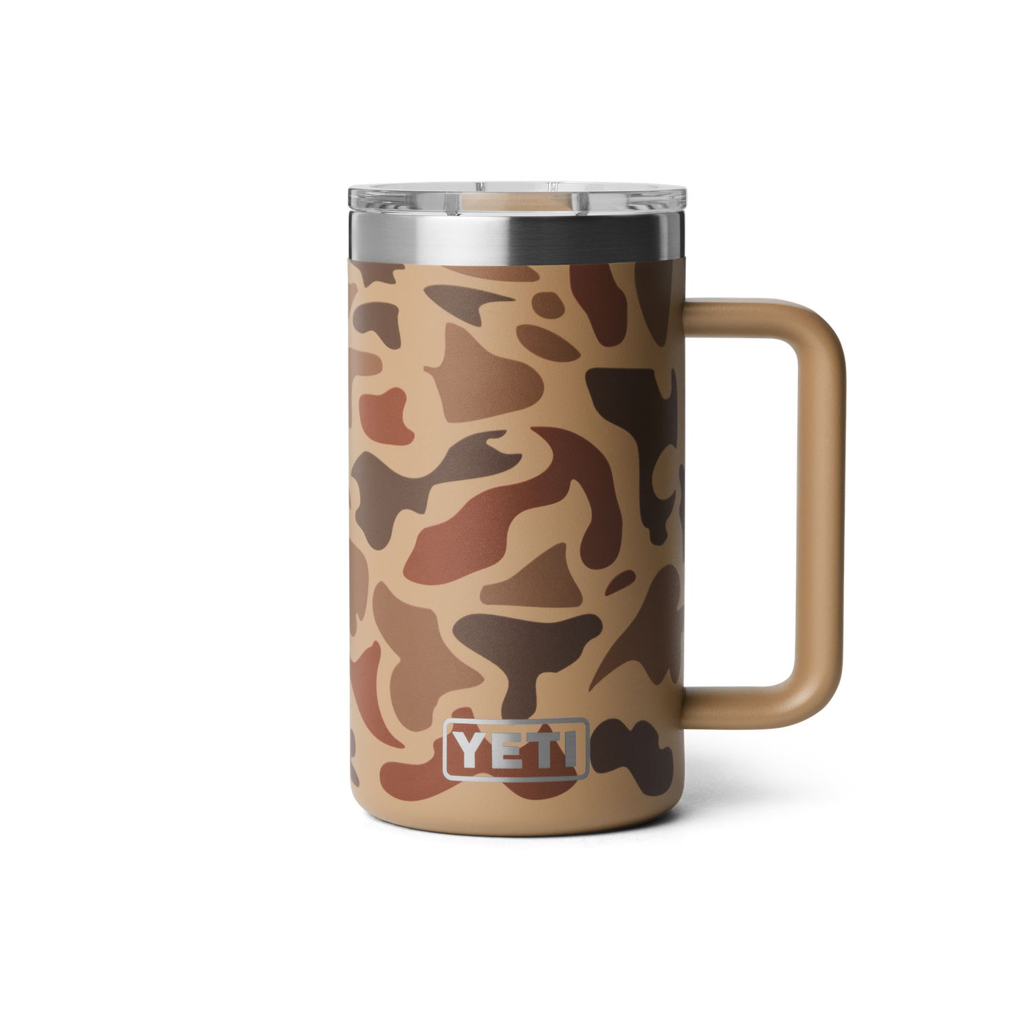 Rambler 24 oz CL Mug 2.0 MS, Color: Wetlands Camo