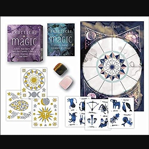 Practical Magic: Kit Includes Rose Quartz and Tiger's Eye Crystals, 3 Sheets of Metallic Tattoos, and More! (RP Minis)